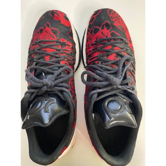 Nike KD 8 EXT Sneakers Mens 9.5 Black/Red Floral Kevin Durant‎ Low Top 806393 main image 12